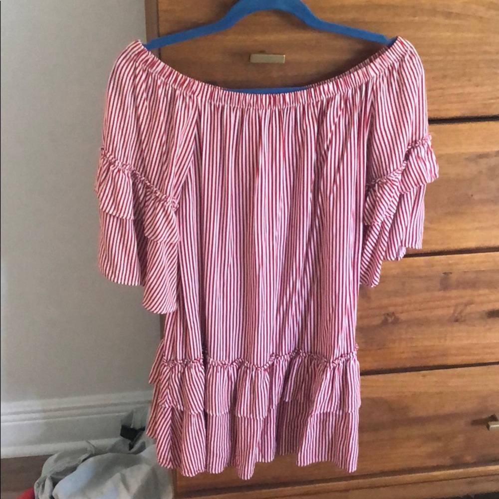 Off the shoulder dress